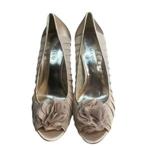 Alfani Nude Colored Heels Size 7M‎